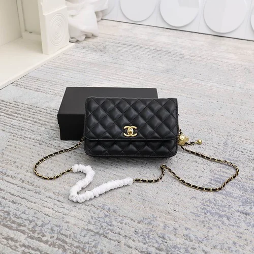 11 Chanel Wallet On Chain WOC Women Luxury Caviar Leather