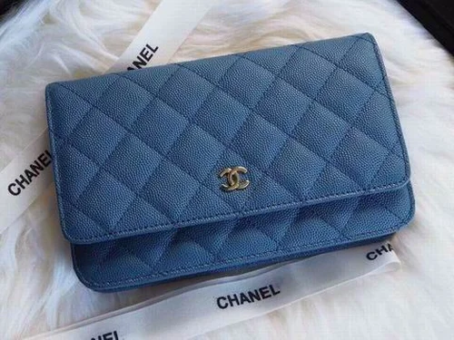 11 Chanel Wallet On Chain WOC Women Luxury Caviar Leather