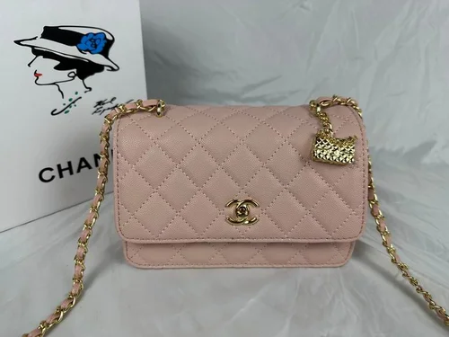 11 Chanel Wallet On Chain WOC Women Luxury Caviar Leather