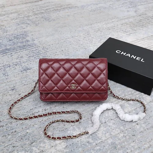 11 Chanel Wallet On Chain WOC Women Luxury Caviar Leather
