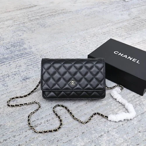 11 Chanel Wallet On Chain WOC Women Luxury Caviar Leather