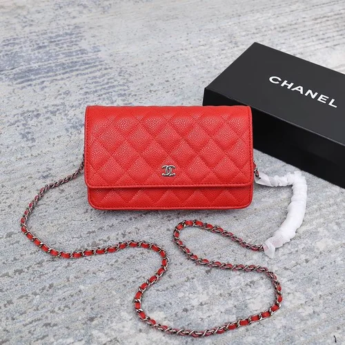 11 Chanel Wallet On Chain WOC Women Luxury Caviar Leather