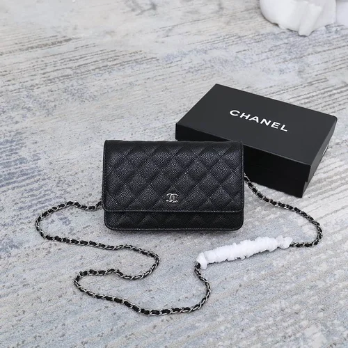 11 Chanel Wallet On Chain WOC Women Luxury Caviar Leather