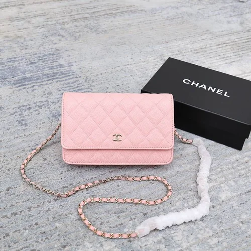 11 Chanel Wallet On Chain WOC Women Luxury Caviar Leather