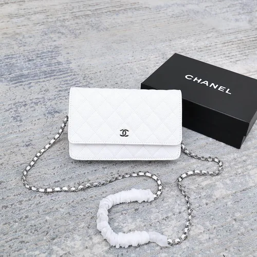 11 Chanel Wallet On Chain WOC Women Luxury Caviar Leather