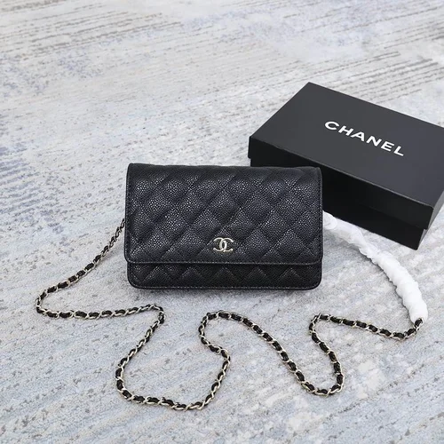 11 Chanel Wallet On Chain WOC Women Luxury Caviar Leather