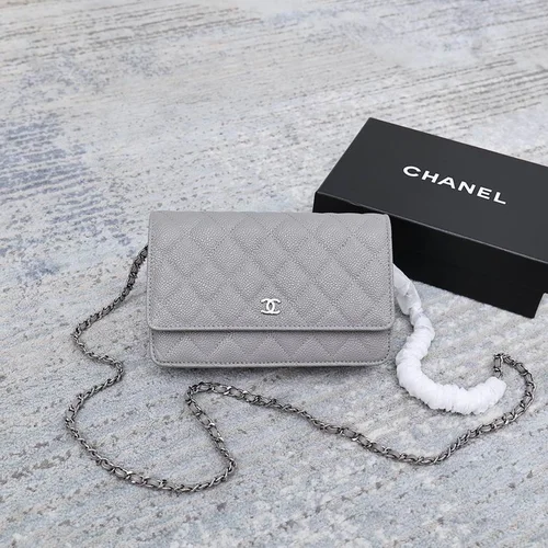 11 Chanel Wallet On Chain WOC Women Luxury Caviar Leather