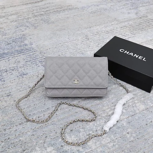 11 Chanel Wallet On Chain WOC Women Luxury Caviar Leather