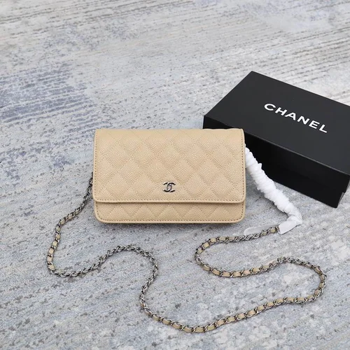 11 Chanel Wallet On Chain WOC Women Luxury Caviar Leather