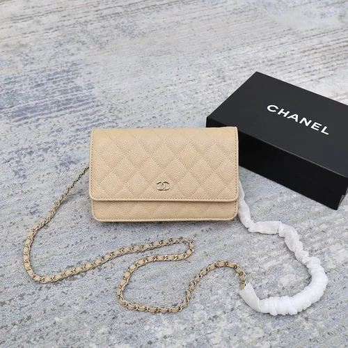 11 Chanel Wallet On Chain WOC Women Luxury Caviar Leather