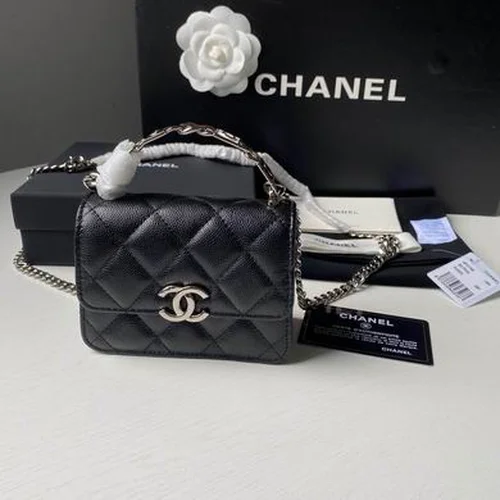 11 Chanel Wallet On Chain WOC Women Luxury Caviar Leather
