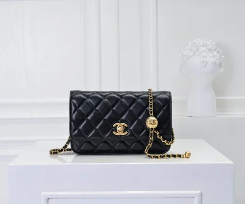 11 Chanel Wallet On Chain WOC Women Luxury Caviar Leather