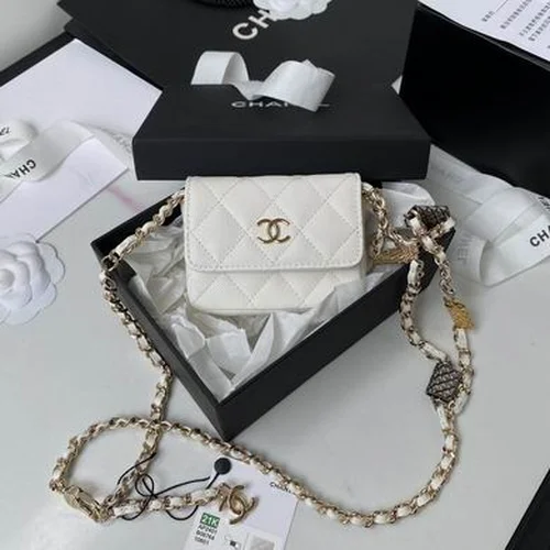11 Chanel Wallet On Chain WOC Women Luxury Caviar Leather