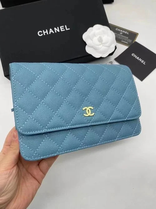 11 Chanel Wallet On Chain WOC Women Luxury Caviar Leather