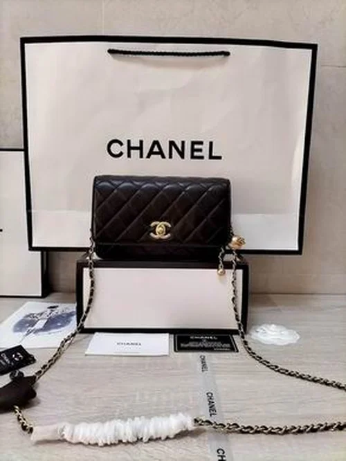 11 Chanel Wallet On Chain WOC Women Luxury Caviar Leather
