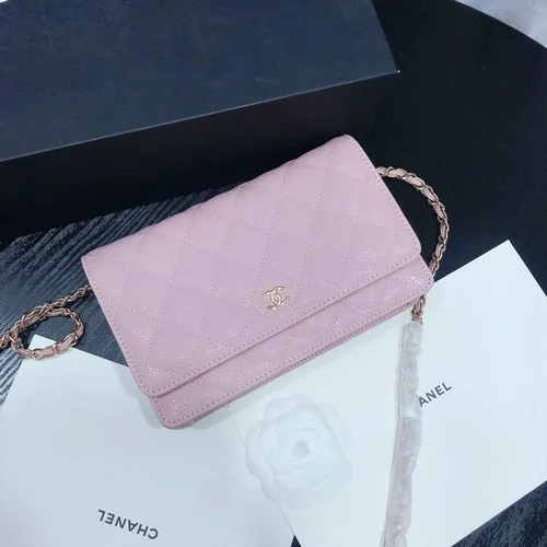 11 Chanel Wallet On Chain WOC Women Luxury Caviar Leather