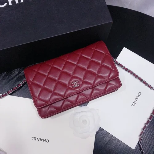 11 Chanel Wallet On Chain WOC Women Luxury Caviar Leather
