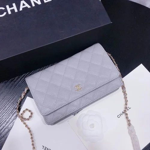 11 Chanel Wallet On Chain WOC Women Luxury Caviar Leather