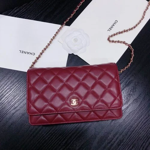 11 Chanel Wallet On Chain WOC Women Luxury Caviar Leather