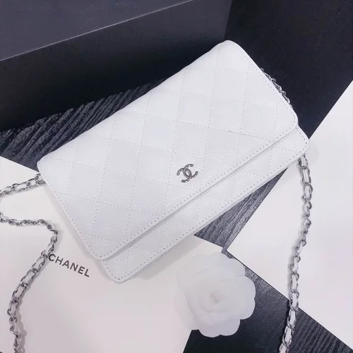 11 Chanel Wallet On Chain WOC Women Luxury Caviar Leather