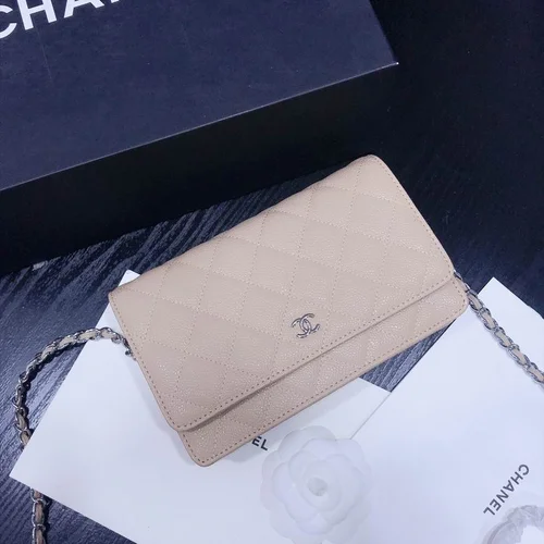 11 Chanel Wallet On Chain WOC Women Luxury Caviar Leather