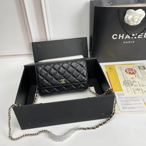 11 Chanel Wallet On Chain WOC Women Luxury Caviar Leather