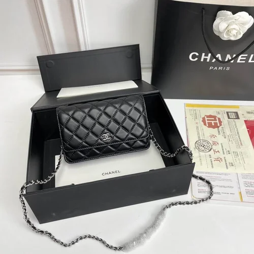 11 Chanel Wallet On Chain WOC Women Luxury Caviar Leather