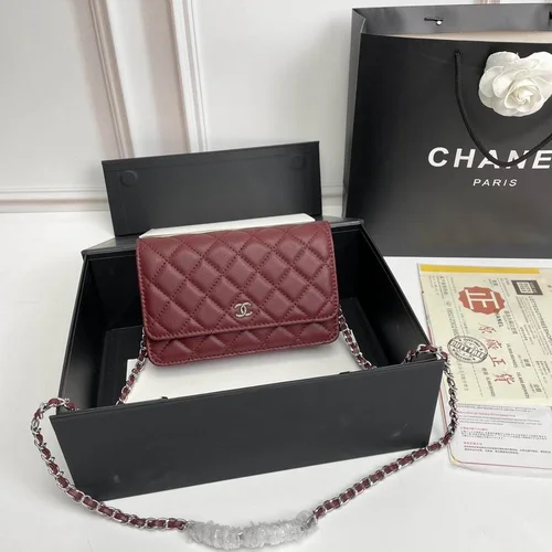 11 Chanel Wallet On Chain WOC Women Luxury Caviar Leather