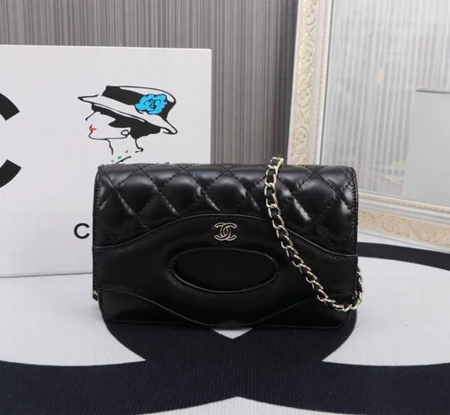 11 Chanel Wallet On Chain WOC Women Luxury Caviar Leather