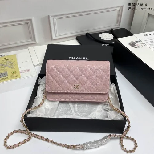 11 Chanel Wallet On Chain WOC Women Luxury Caviar Leather