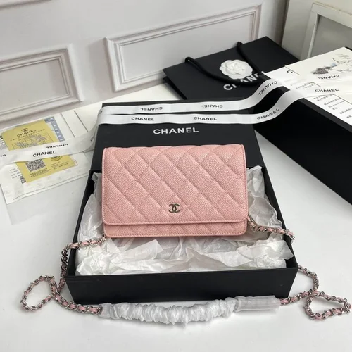 11 Chanel Wallet On Chain WOC Women Luxury Caviar Leather