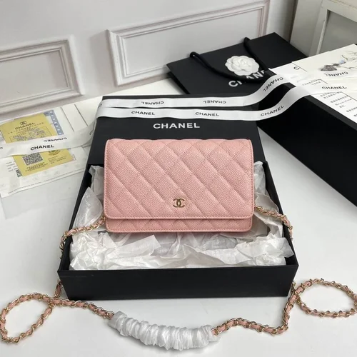 11 Chanel Wallet On Chain WOC Women Luxury Caviar Leather