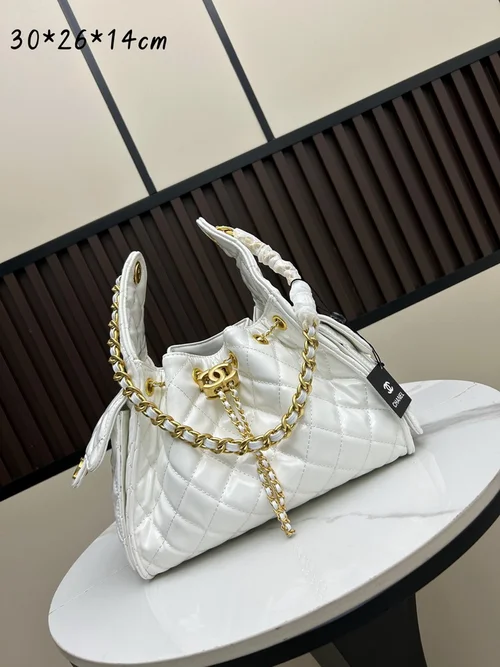 11 Chanel Hobo Bag Medium Women Luxury Quilted Calfskin