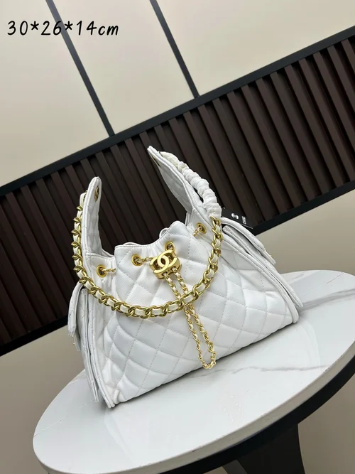 11 Chanel Hobo Bag Medium Women Luxury Quilted Calfskin