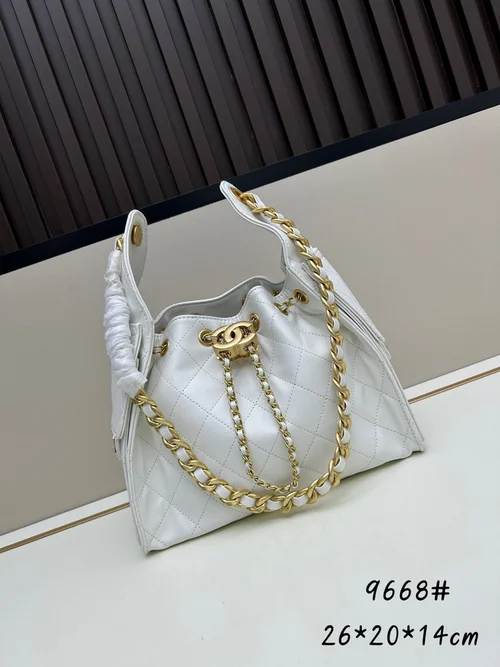 11 Chanel Hobo Bag Medium Women Luxury Quilted Calfskin