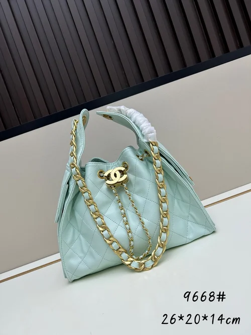 11 Chanel Hobo Bag Medium Women Luxury Quilted Calfskin