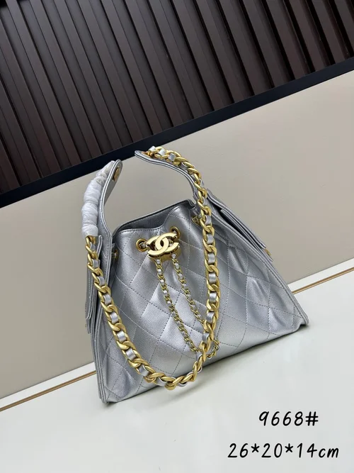 11 Chanel Hobo Bag Medium Women Luxury Quilted Calfskin