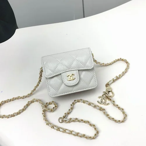11 Chanel Wallet On Chain WOC Women Luxury Caviar Leather