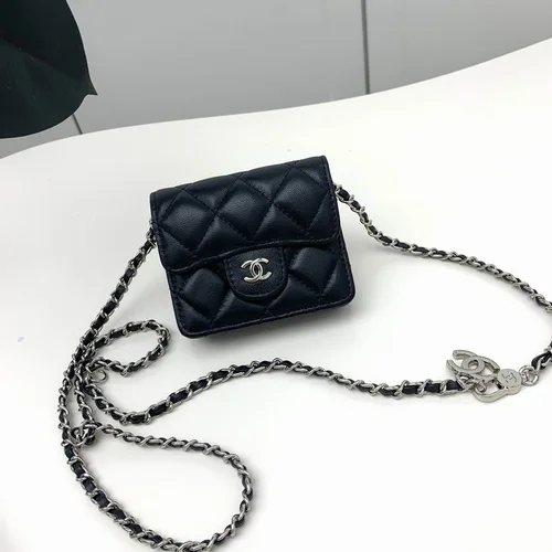 11 Chanel Wallet On Chain WOC Women Luxury Caviar Leather