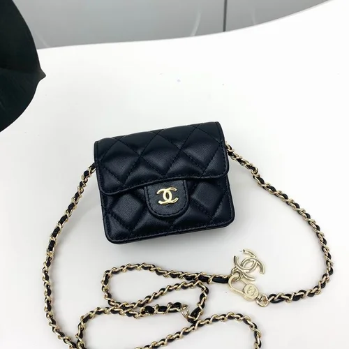 11 Chanel Wallet On Chain WOC Women Luxury Caviar Leather