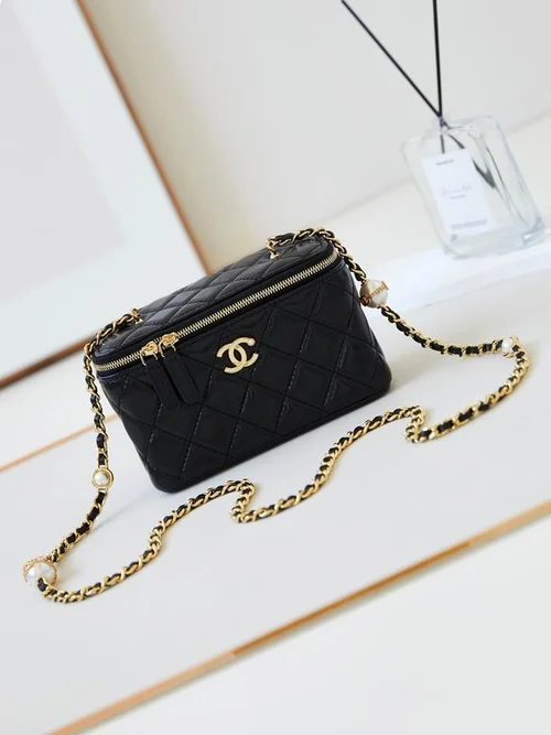 Chanel Original Beauty Cosmetic Bags Authentic Vanity Set