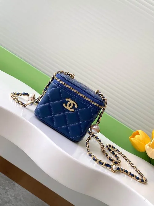 Chanel Original Beauty Cosmetic Bags Authentic Vanity Set