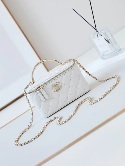 Chanel Original Beauty Cosmetic Bags Authentic Vanity Set