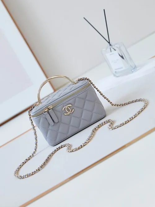 Chanel Original Beauty Cosmetic Bags Authentic Vanity Set