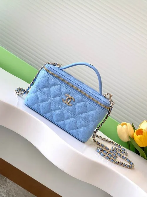 Chanel Original Beauty Cosmetic Bags Authentic Vanity Set