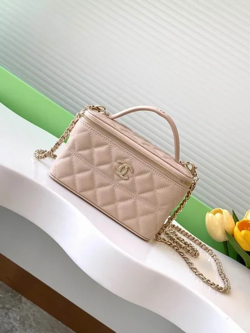 Chanel Original Beauty Cosmetic Bags Authentic Vanity Set