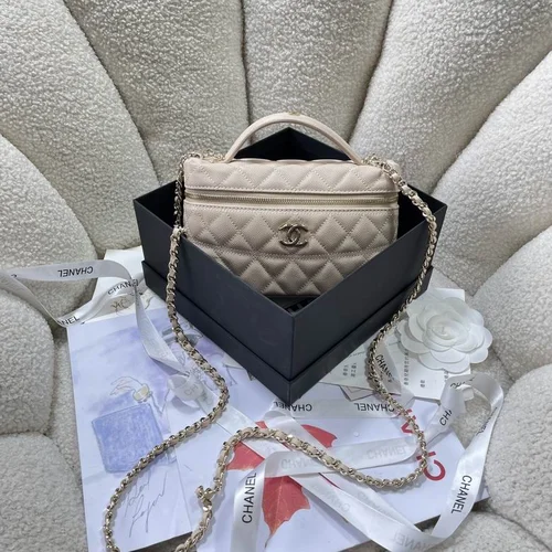 Chanel Original Beauty Cosmetic Bags Authentic Vanity Set