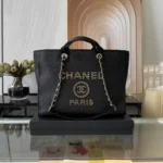 Chanel Original Beach Bag Large Tote Authentic Canvas Luxury