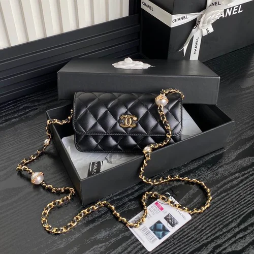 Chanel Original Chain Bag Clutch Authentic Evening Luxury