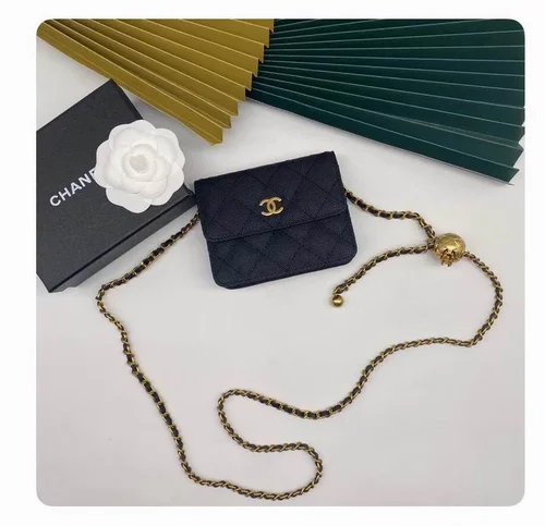 Chanel Original Women's Wallet Authentic Caviar Leather Luxury